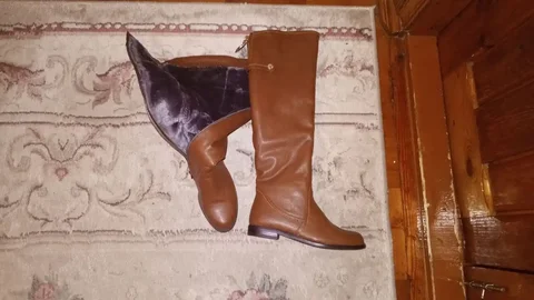 Зимние кожаные сапоги 36 размер - Обувь в Тюмень