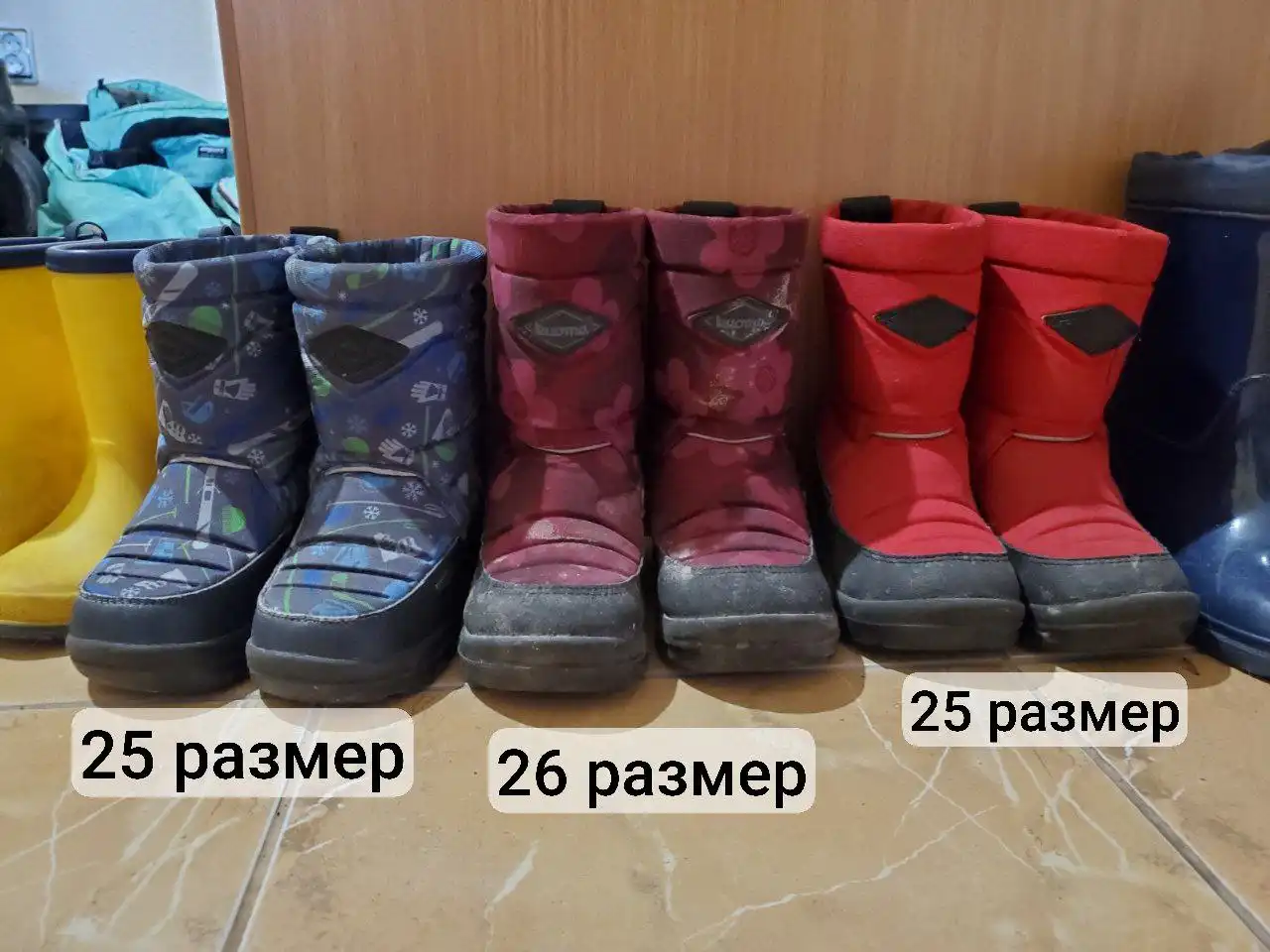 Зимние финские сапожки Kuoma б/у - Обувь (Товары для детей) в Тюмень