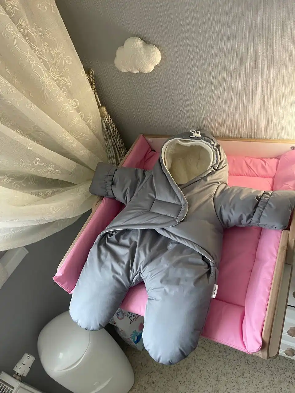 Комбинезон-конверт для новорожденного на осень-зиму - Детская одежда (Товары для детей) в Тюмень