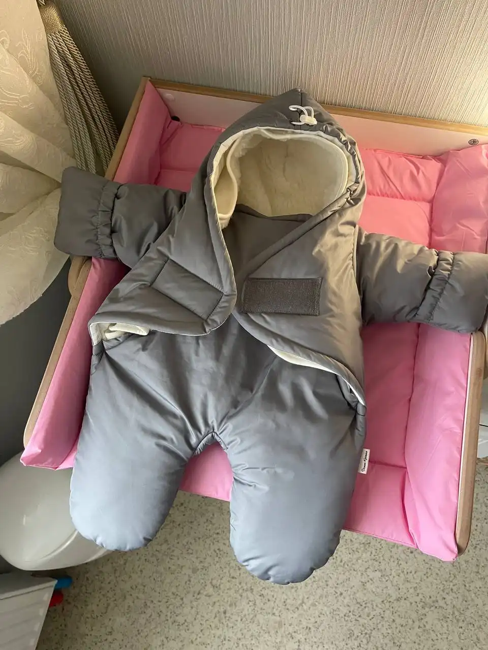 Комбинезон-конверт для новорожденного на осень-зиму - Одежда для новорожденных (Товары для детей) в Тюмень