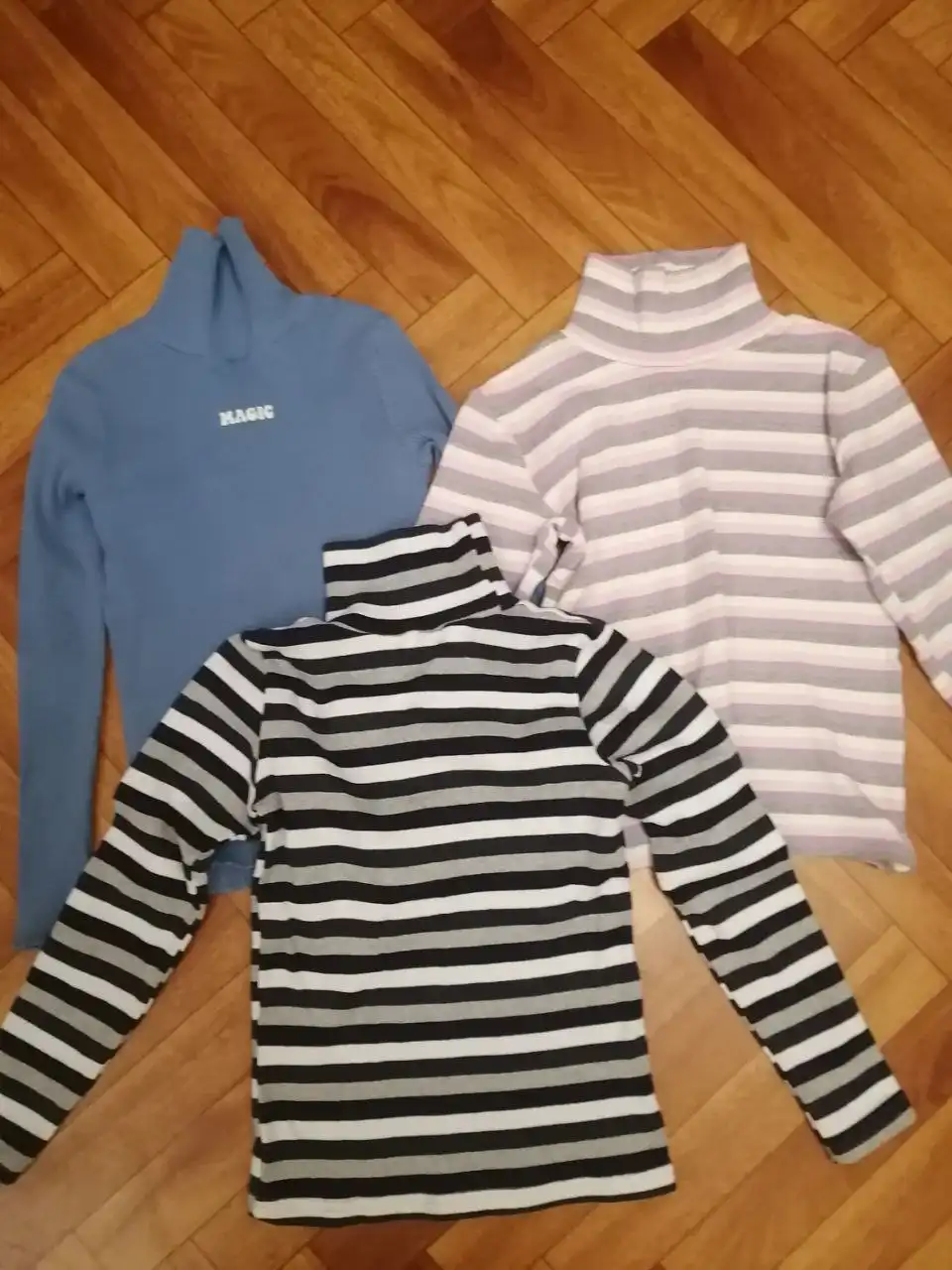 Детские теплые водолазки и платье б/у - Одежда (Товары для детей) в Тюмень