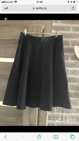 Юбка школьная темно-синяя - Одежда в Тюмень
