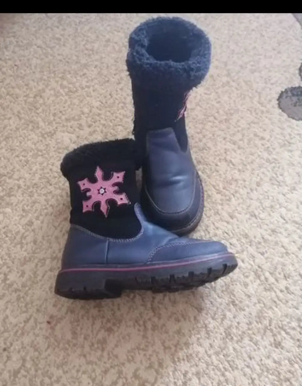 Детские сапоги для девочек 33 и 26 размер - Обувь (Товары для детей) в Тюмень