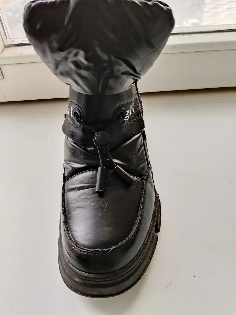 Детские ботинки для девочек б/у - Обувь (Товары для детей) в Тюмень