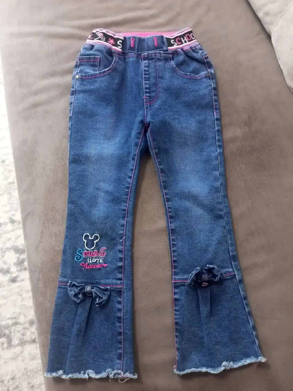 Джинсы на девочку 116-122 - Одежда (Товары для детей) в Тюмень