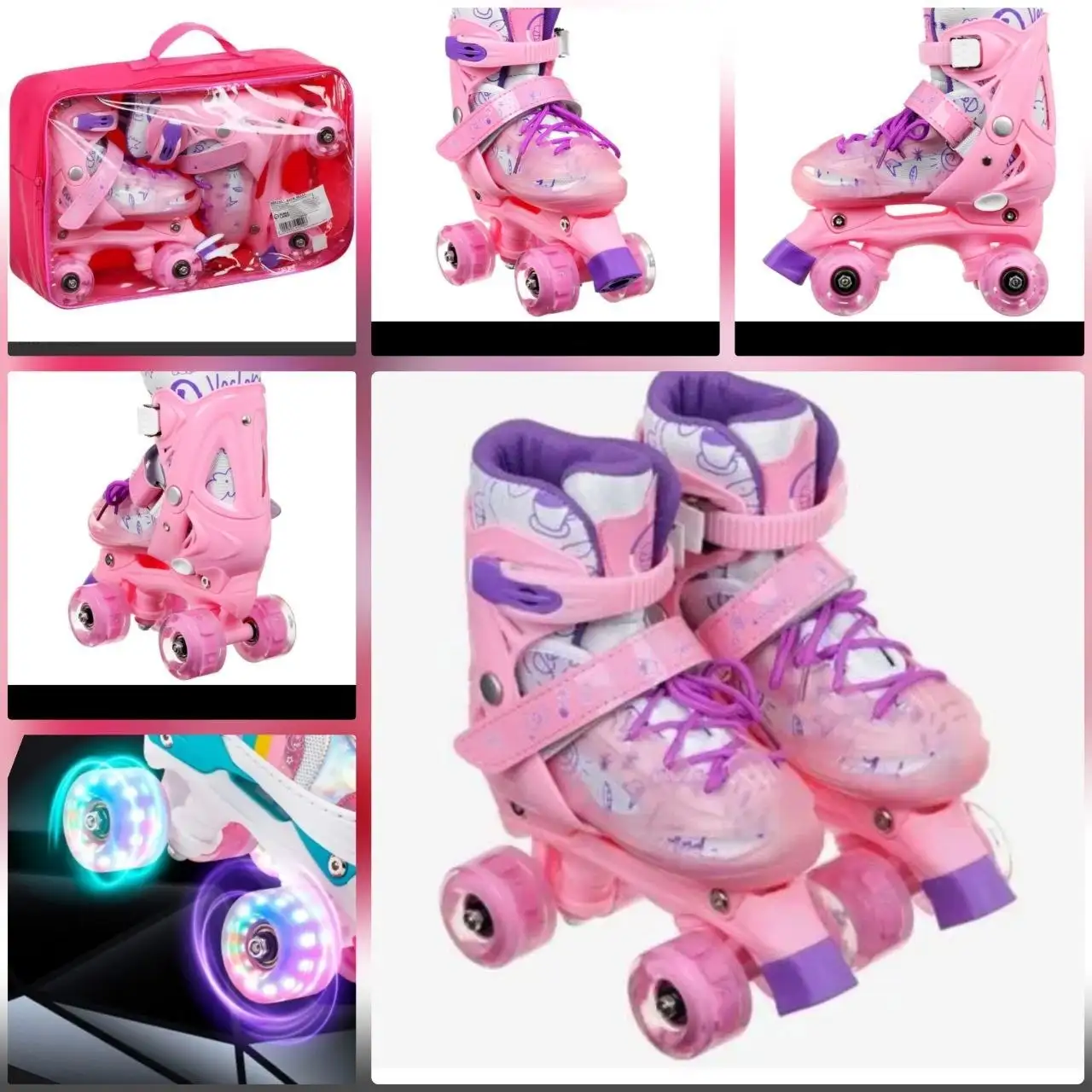 Продажа роликов новых с выдвижным размером и светящимися колесами - Спортивный инвентарь (Барахолка) в Тюмень