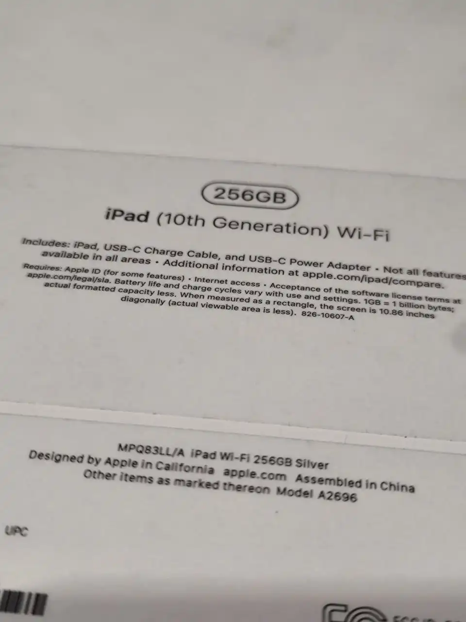 iPad 10 поколения Wi-Fi 256GB