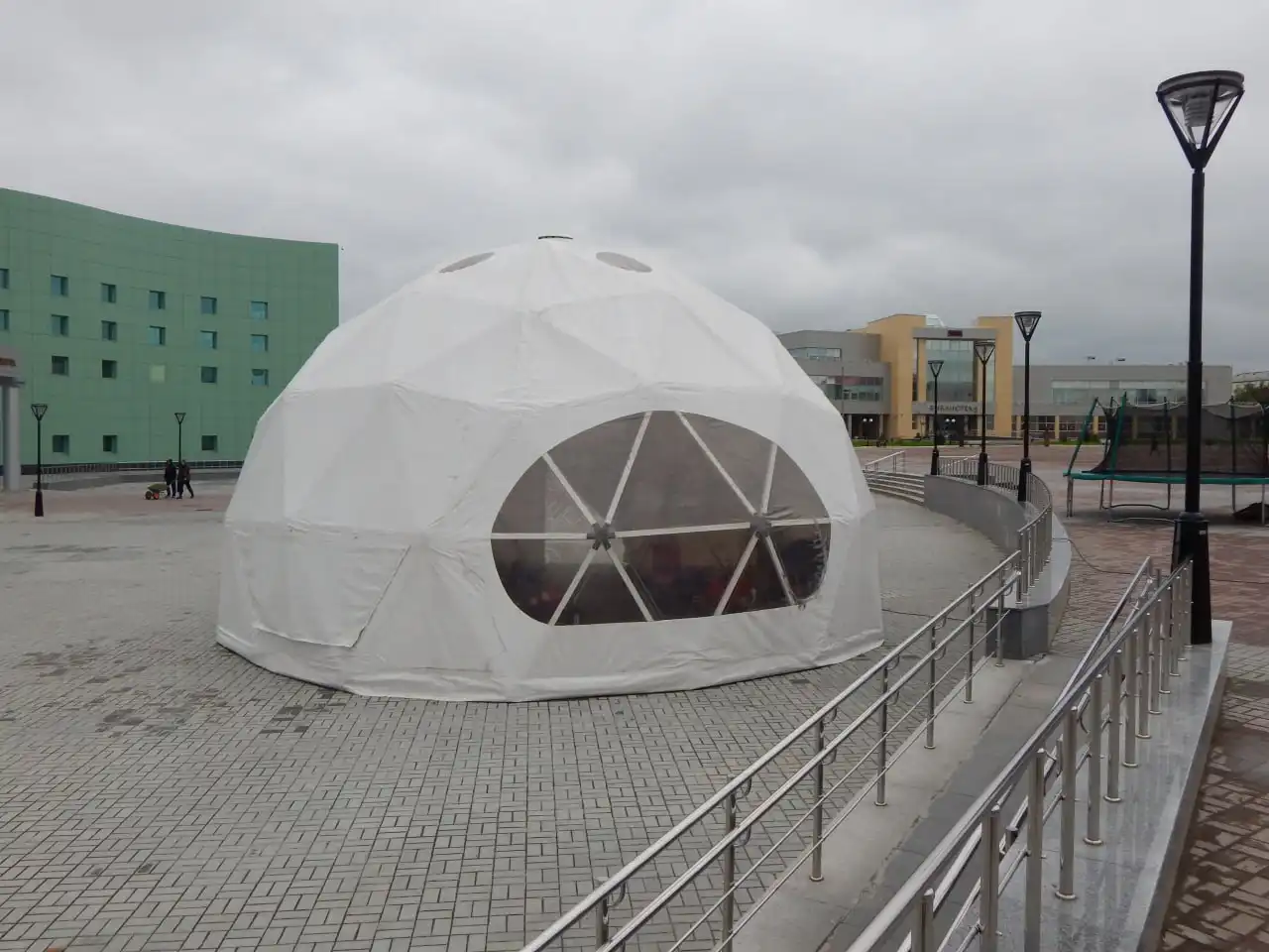Шатер Павильон ГЕОКупол Беседка Тент диаметром 9 метров - Тенты, шатры (Барахолка) в Сургут