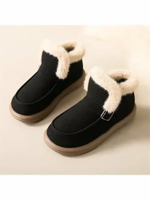 Женские зимние ботиночки из замши с мехом - Школьная форма в Сургут