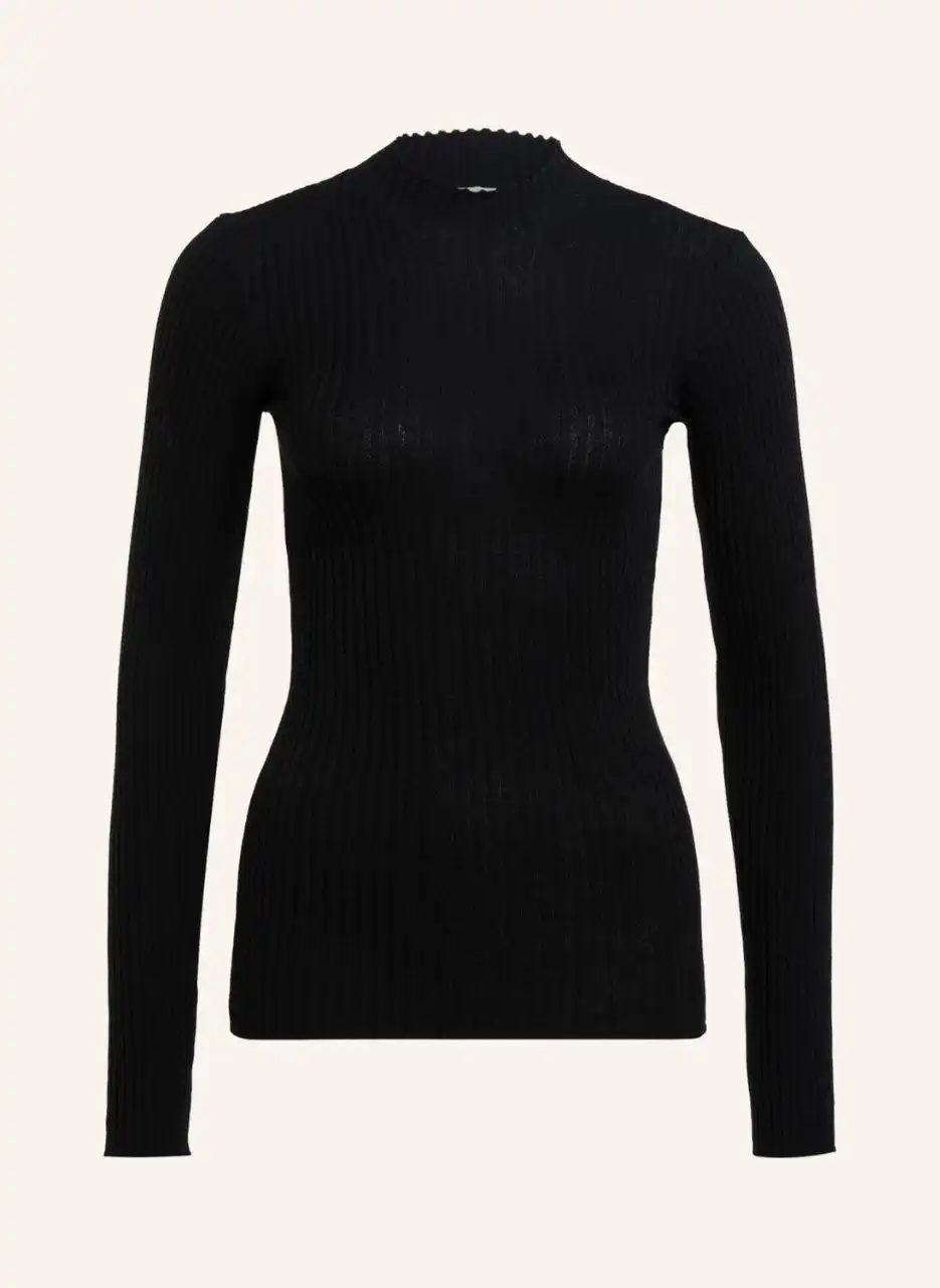 Женская водолазка чёрная без ворота размер 40-42 - Верхняя одежда (Одежда) в Сургут