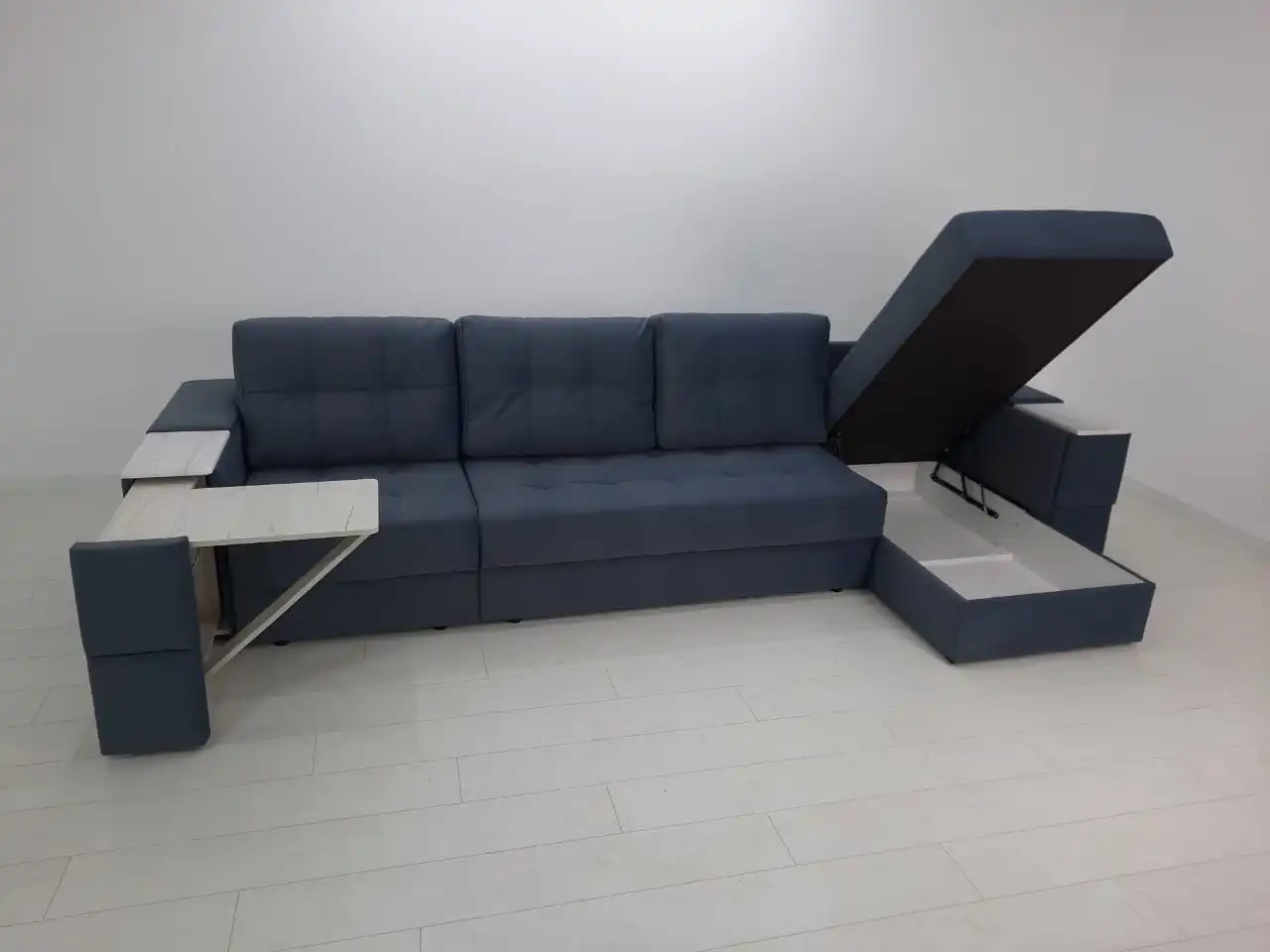 Диван Бруклин с функциональными подлокотниками и оттоманкой - Мебель (Для дома и дачи) в Екатеринбург