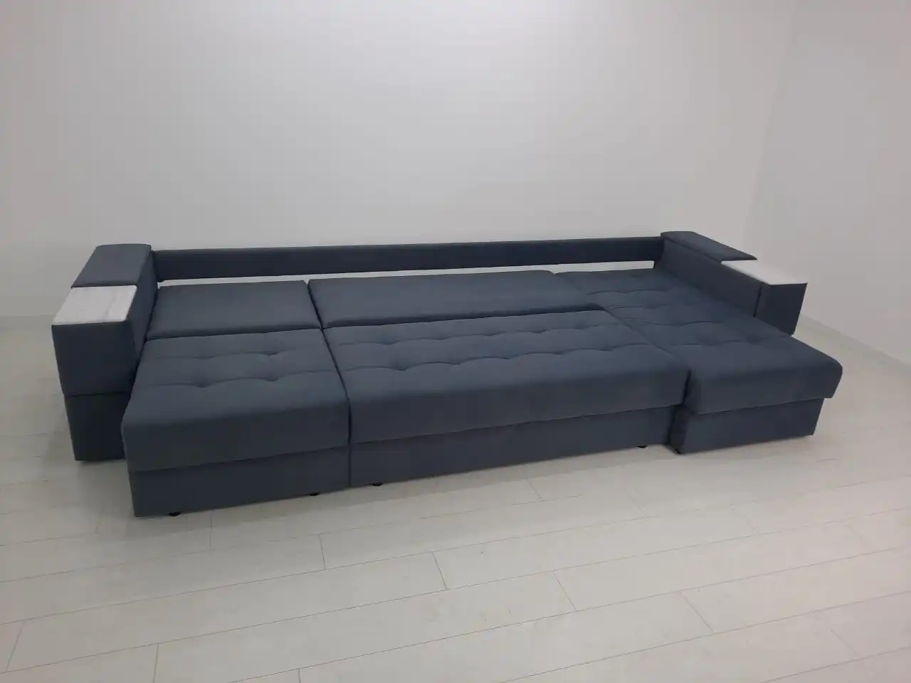 Диван Бруклин с функциональными подлокотниками и оттоманкой - Мебель (Для дома и дачи) в Екатеринбург