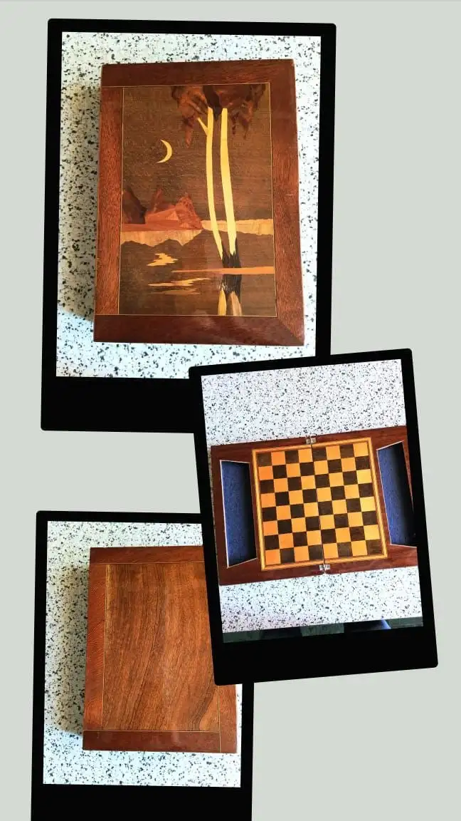 Коллекционная доска для шахмат и шашек - Настольные игры (Хобби и отдых) в Новосибирск