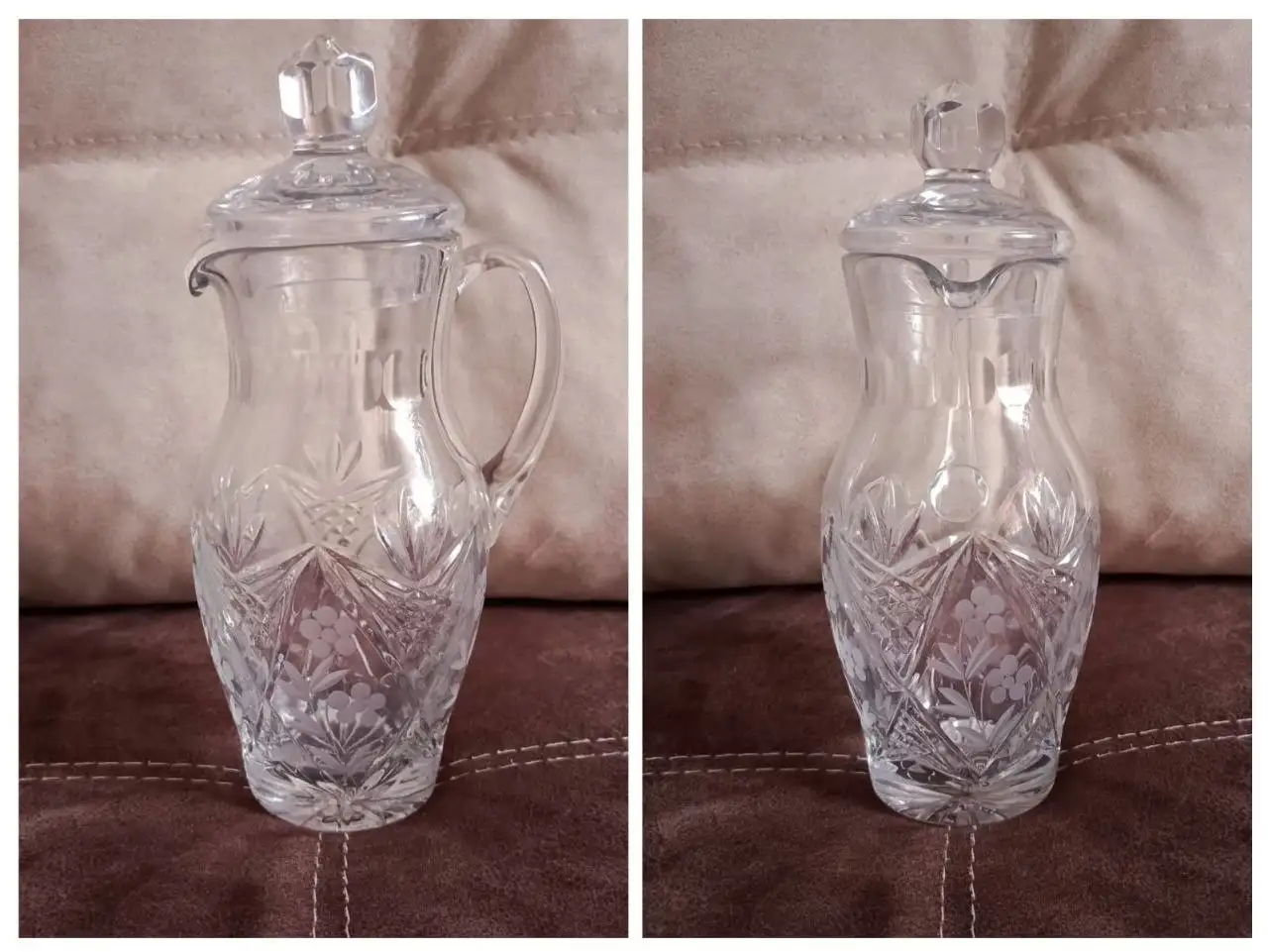 Хрустальный графин с крышечкой - Посуда (Барахолка) в Новосибирск