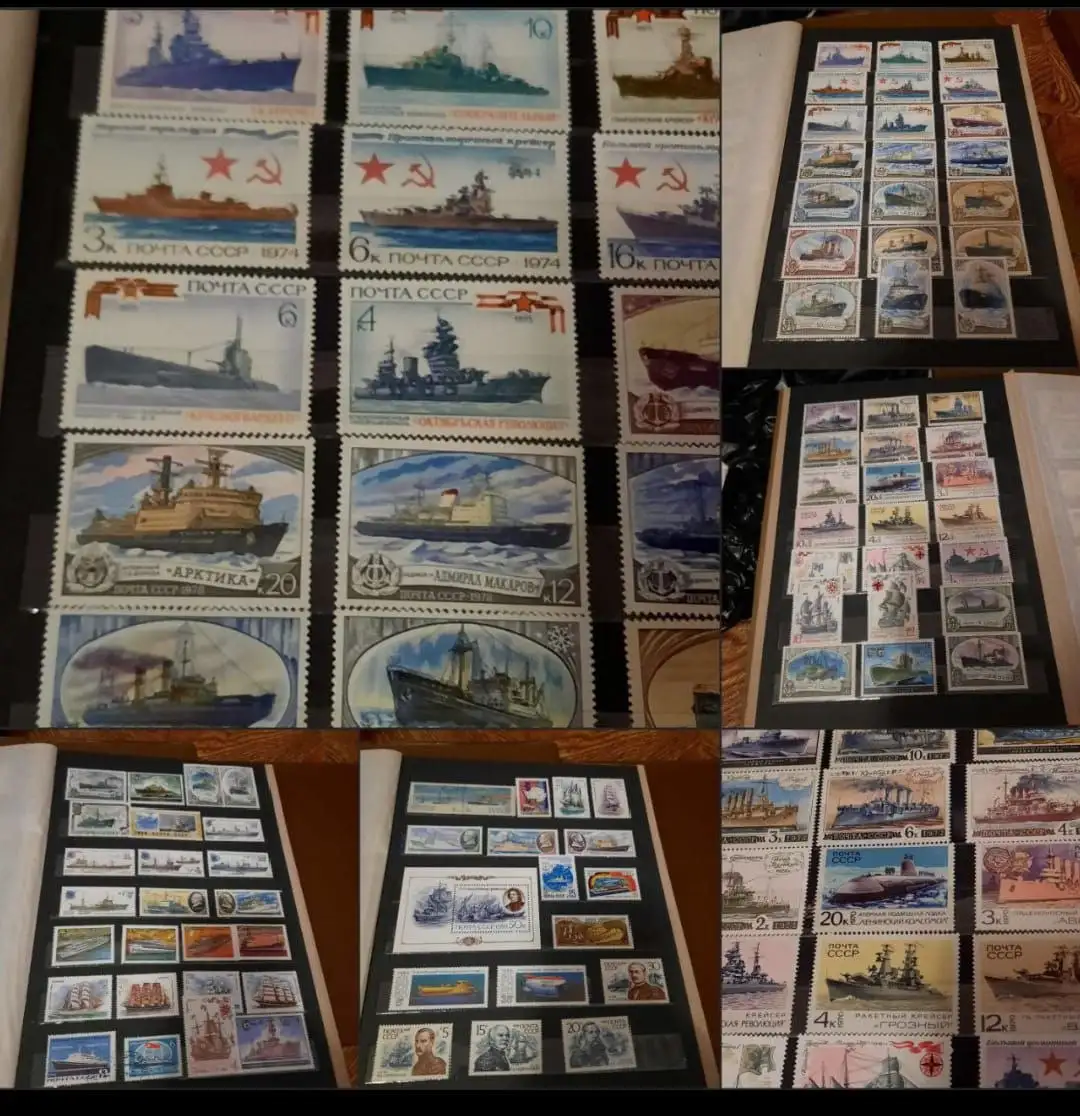 Подборка почтовых марок СССР 'Советский флот' - Коллекционирование (Хобби и отдых) в Ростов-на-Дону