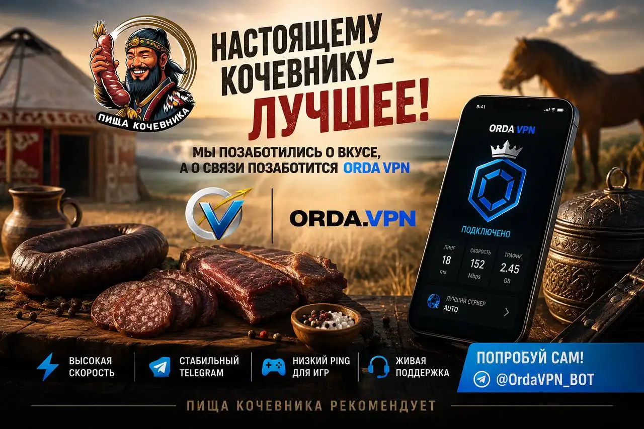 ORDA VPN - Быстрый и удобный VPN от проекта Пища Кочевника - VPN (Услуги) в Сургут