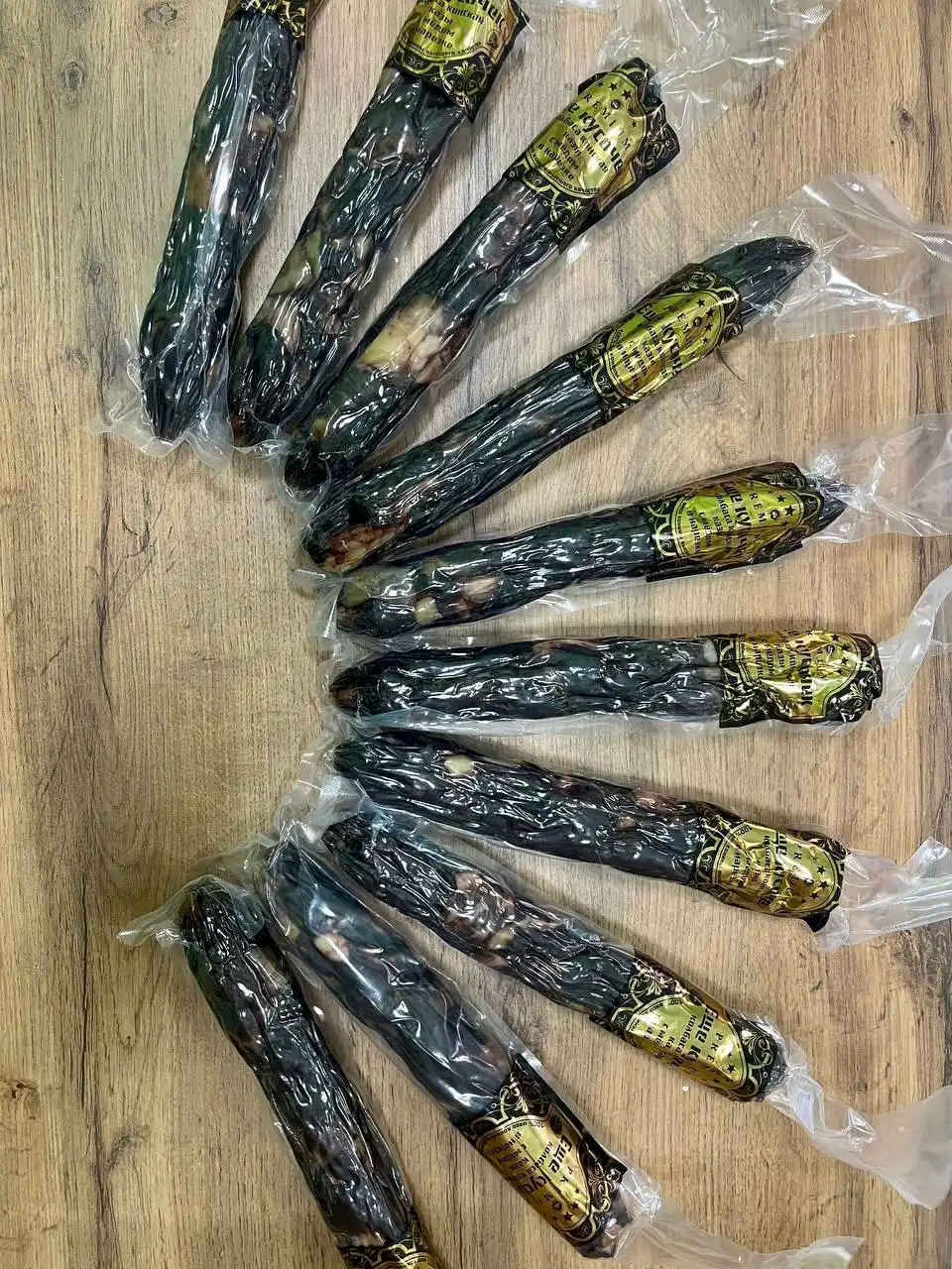 Натуральная конская колбаса казы с медом