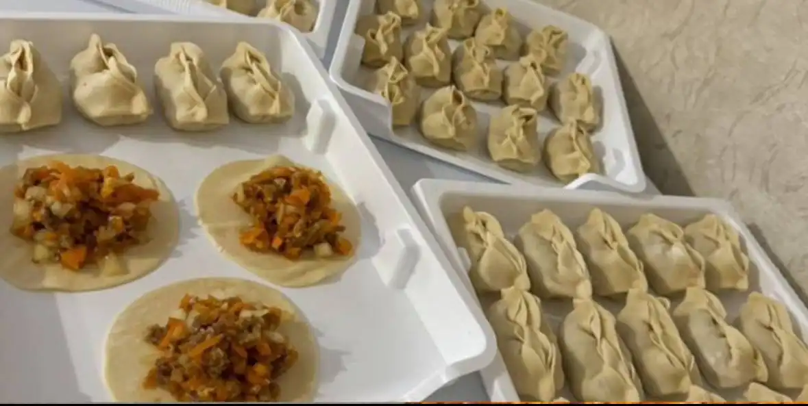 Манты со свининой, говядиной и тыквой - Продукты питания (Барахолка) в Ульяновск