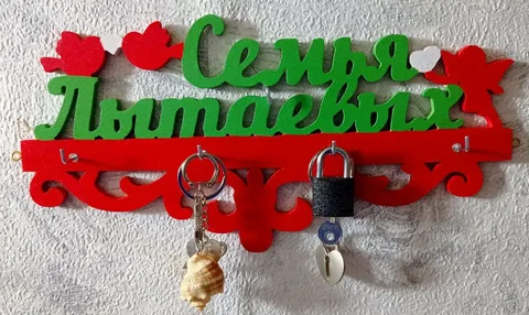 Настенная ключница с фамилией - Товары для дома и дачи в Ульяновск