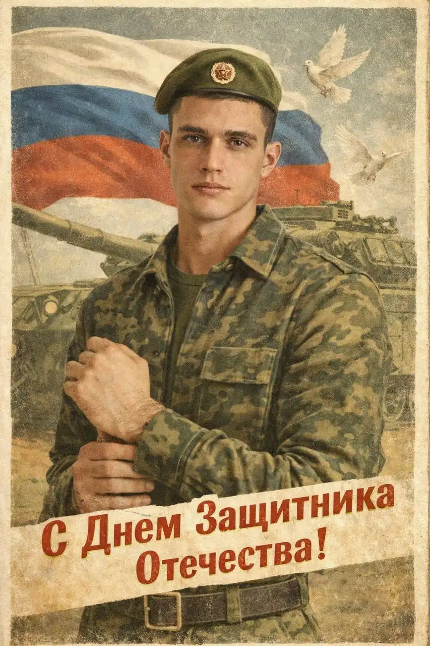 Винтажные фотографии и открытки к 23 февраля - Полиграфия (Услуги) в Ульяновск