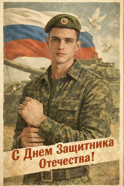 Винтажные фотографии и открытки к 23 февраля - Образовательные услуги в Ульяновск