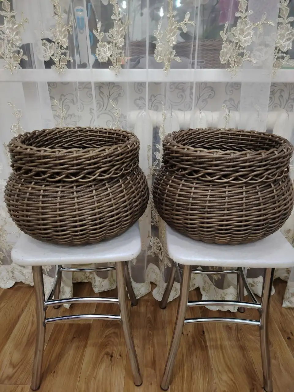 Продам кашпо из искусственного ротанга 12л - Садовый декор (Для дома и дачи) в Ульяновск