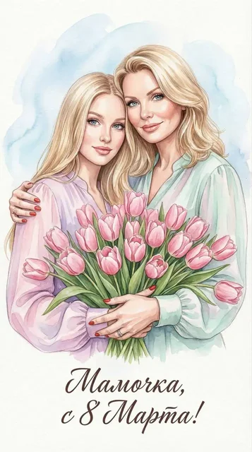 Красивые открытки и календари к 8 марта - Картины в Ульяновск
