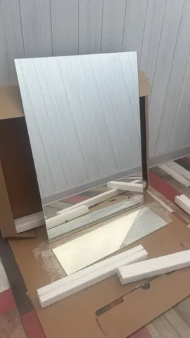 Зеркало настенное в ванную с полкой - Садовые растения в Ульяновск