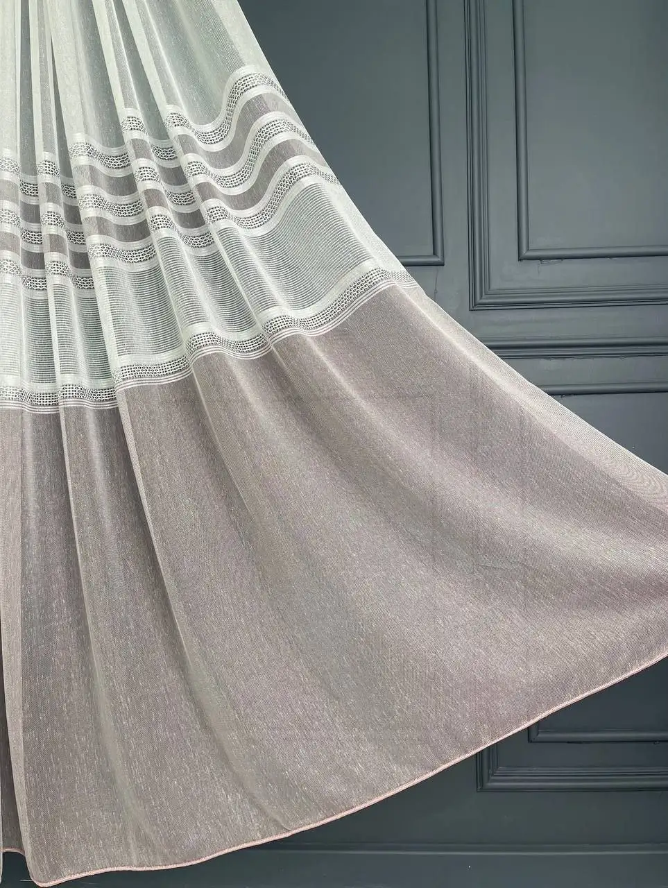 Ткани для окон: креп шелк, вышивка с жемчугом, креп-шифон, лен дождик - Текстиль (Для дома и дачи) в Ульяновск