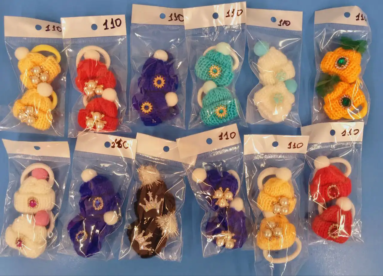 Новогодние бантики ручной работы