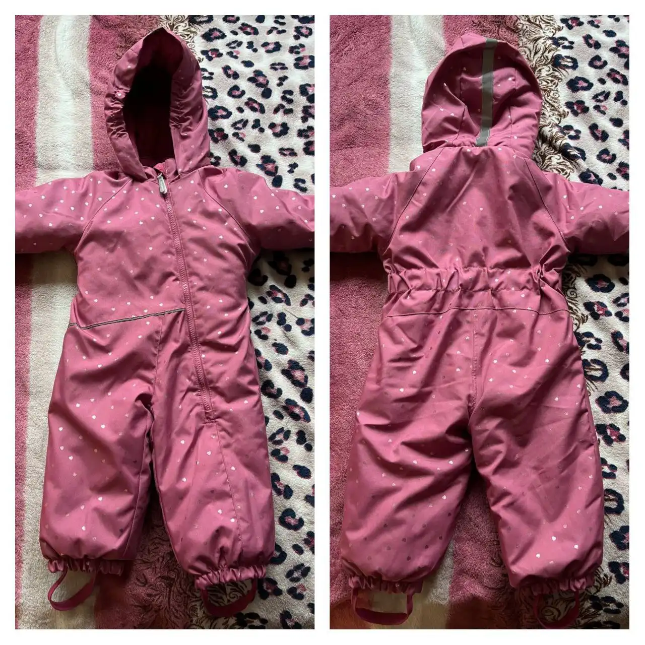 Детский зимний комбинезон размер 80 см