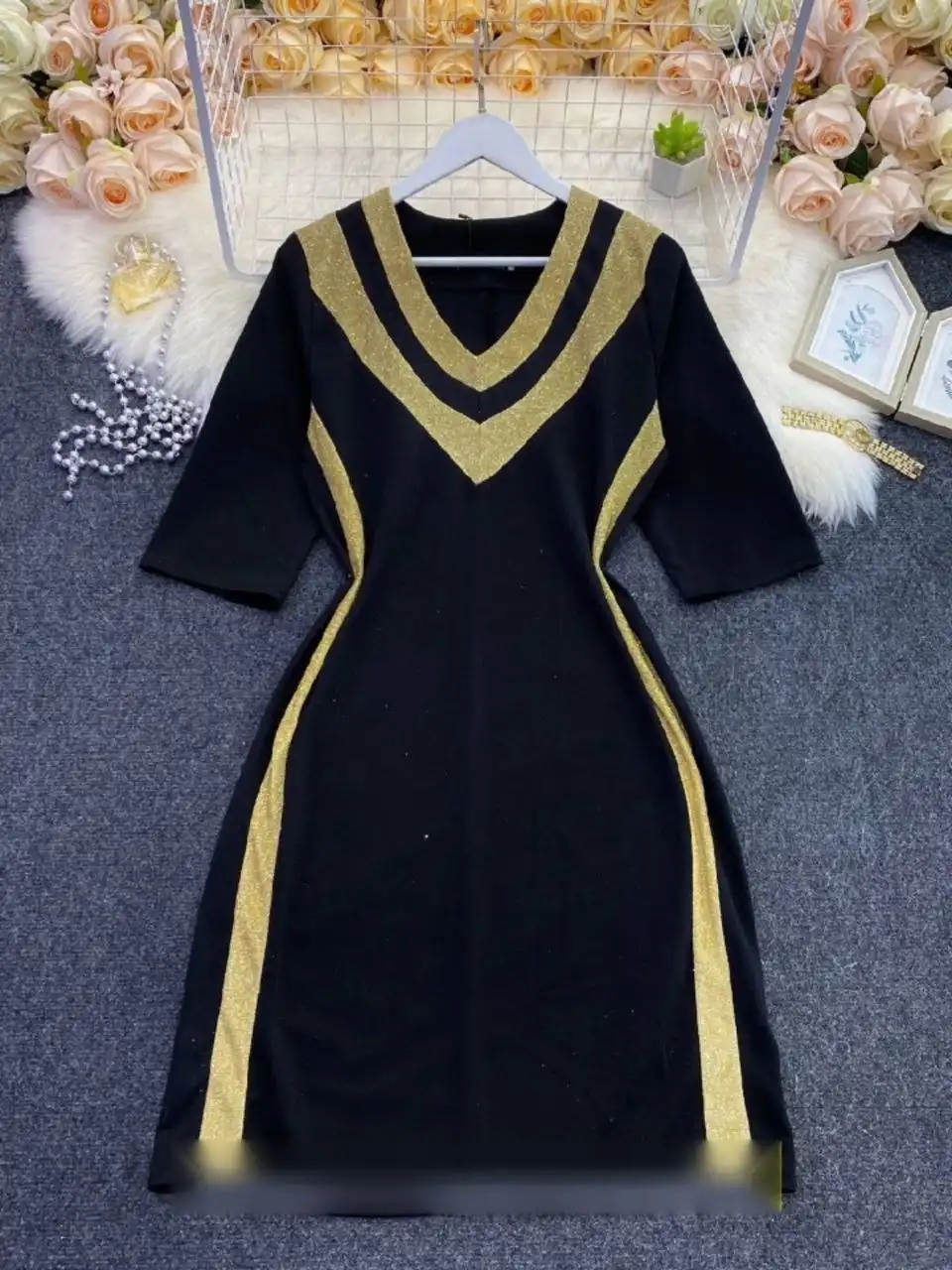 Платье люрекс с блестками размер 42