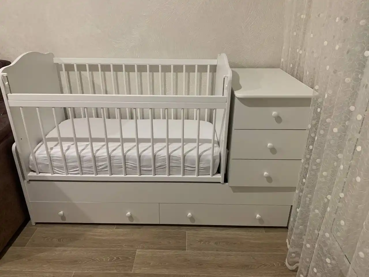 Кроватка детская трансформер 3В1