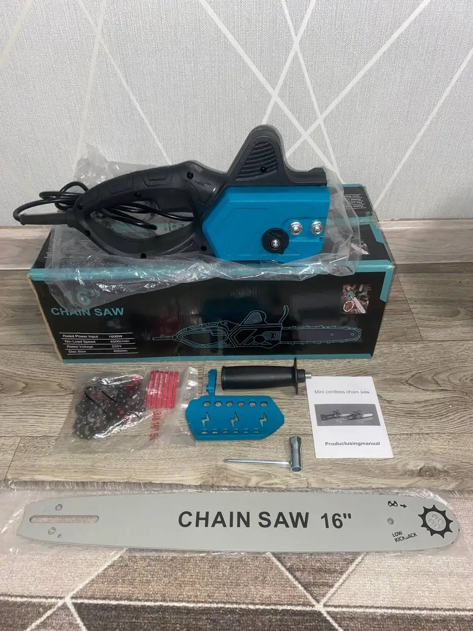 Электропила большая новая с шиной 40 см - Электроинструменты (Барахолка) в Оренбург