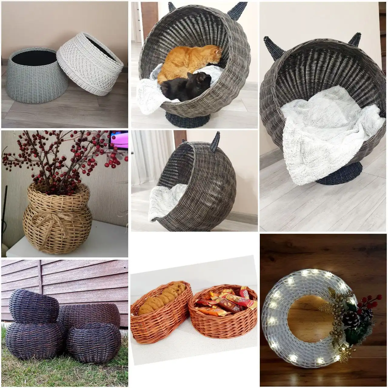 Изделия из эко-лозы и ротанга