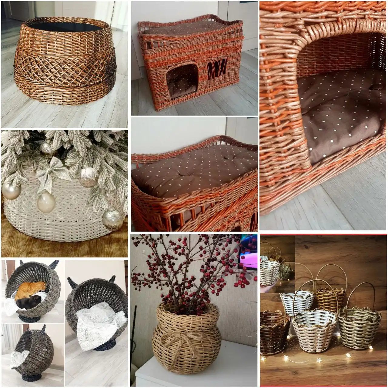 Изделия из эко-лозы и ротанга ручной работы