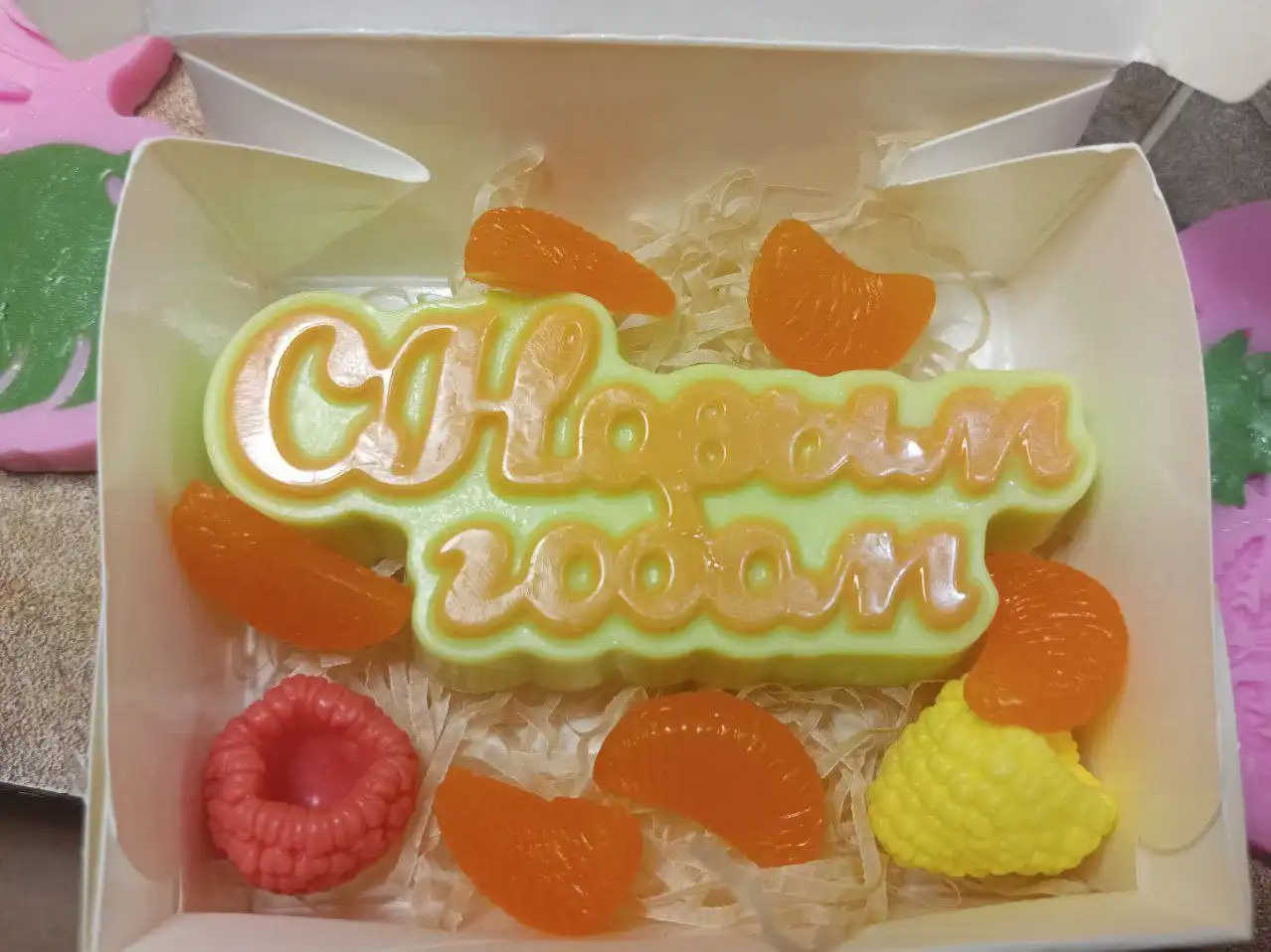 Подарочные наборы новогоднего мыла и сувениры ручной работы