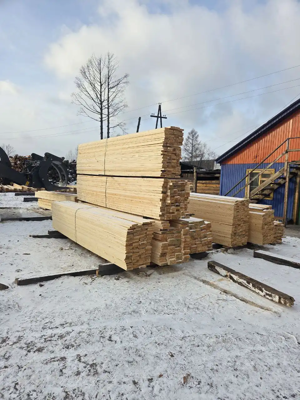 Продам брус и доску сосна, лиственница