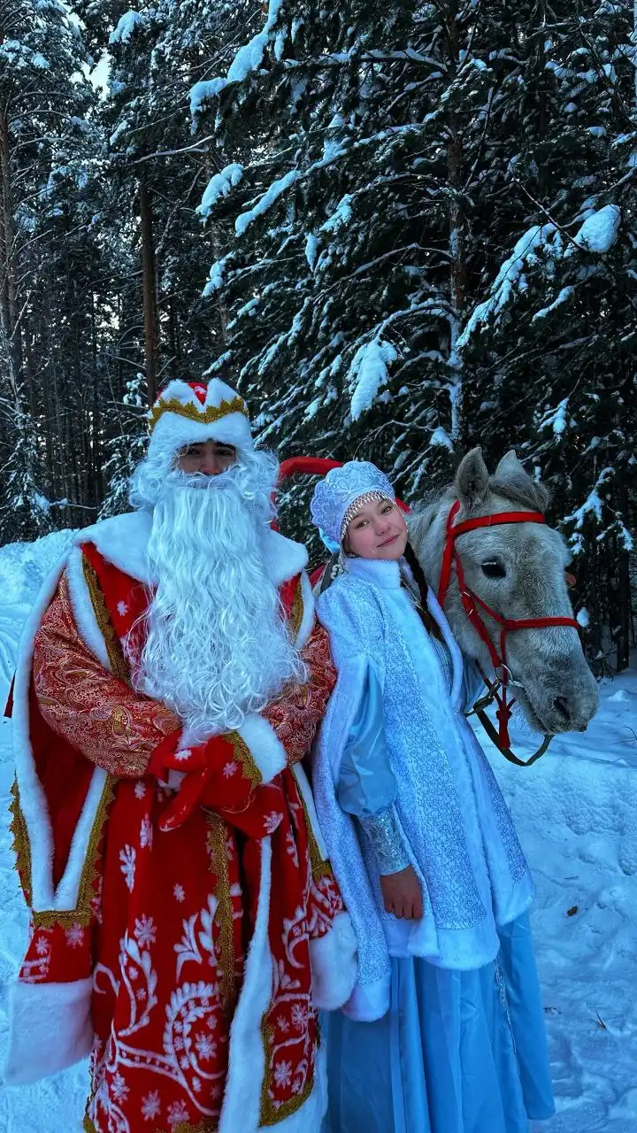 Новогодняя прогулка в санях с конным клубом ФАВОРИТ