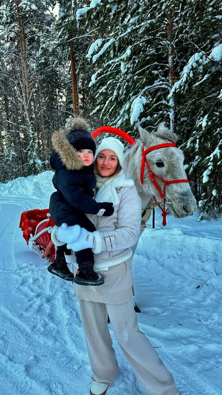 Новогодняя прогулка в санях с конным клубом ФАВОРИТ