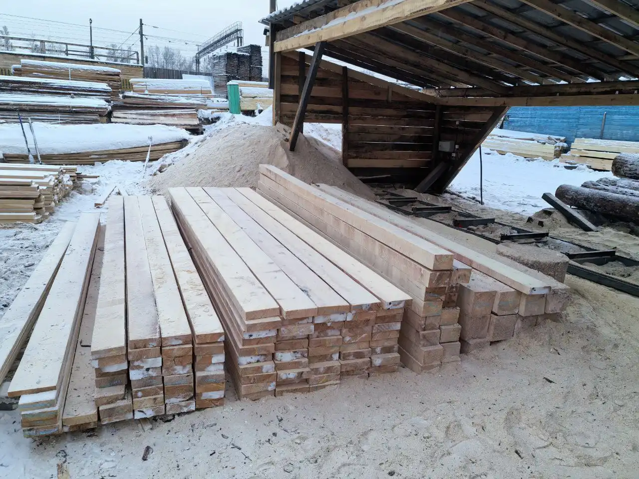 Продам брус и доску сосна лиственница - Барахолка в Братск
