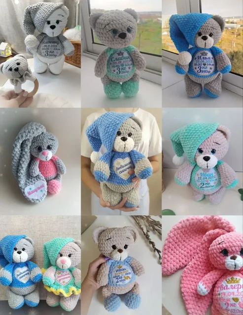 Вязаные игрушки ручной работы и погремушки на заказ - Игрушки в Вихоревка, Братск