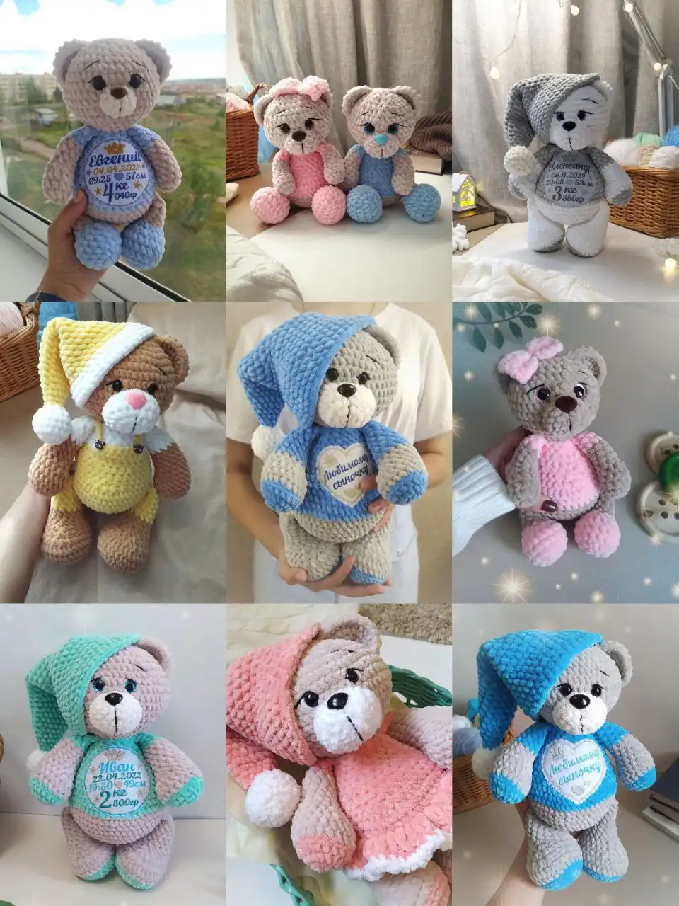 Вязаные игрушки ручной работы на заказ - Игрушки (Товары для детей) в Братск