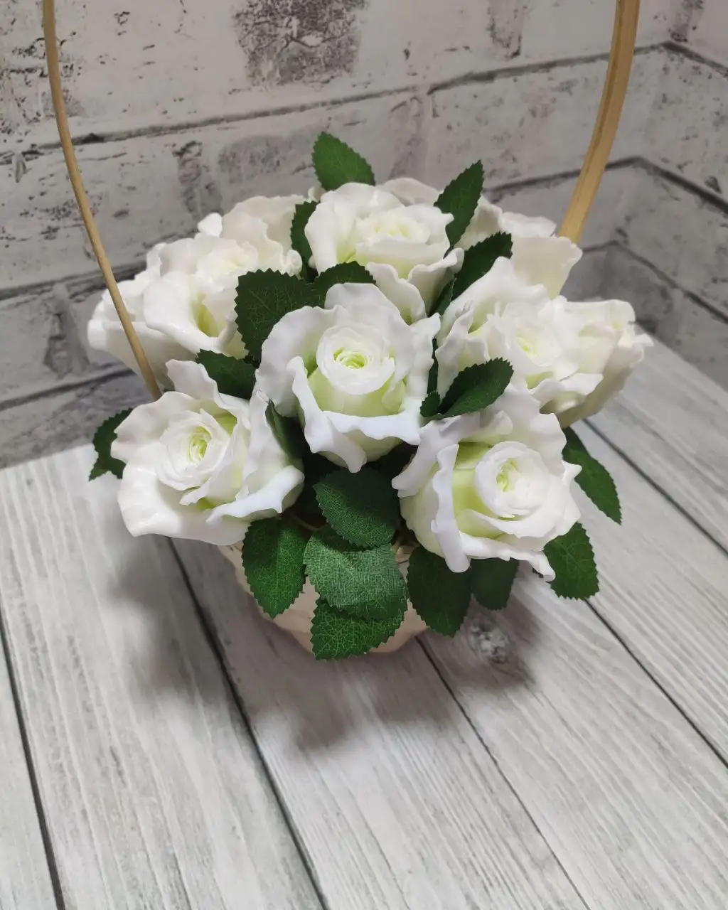 Ароматные розы в корзине, мыло ручной работы - Ручная работа (Барахолка) в Братск