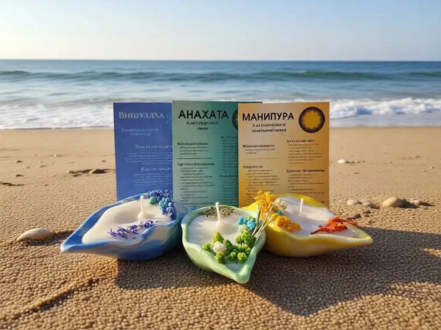 Ароматические чакровые свечи из соевого воска - Детские товары в Братск