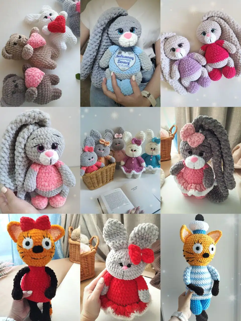 Вязаные игрушки ручной работы - Барахолка в Вихоревка