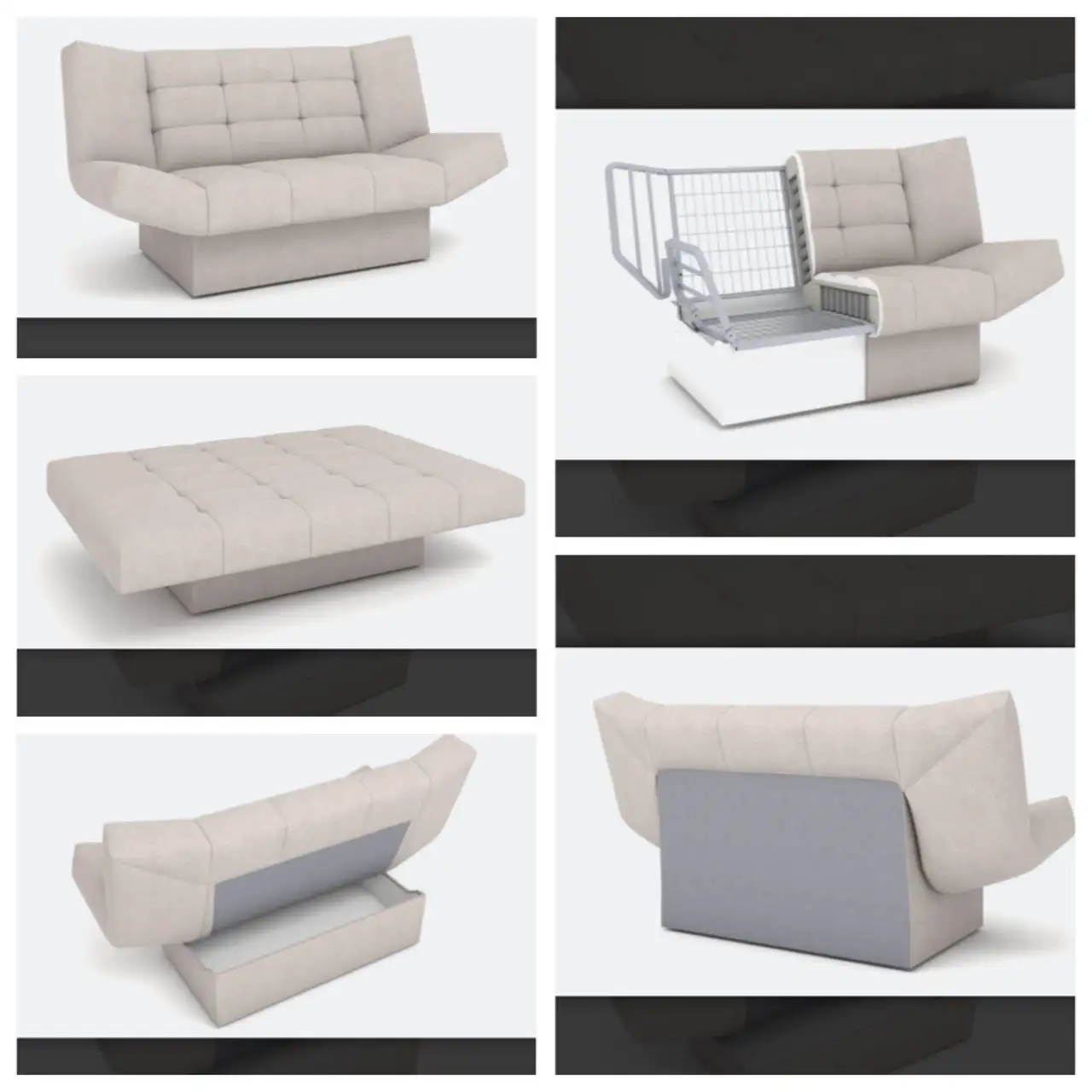 Диван "Дижон" с регулируемыми подлокотниками - Мягкая мебель (Для дома и дачи) в Братск