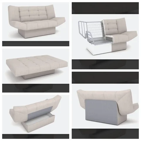 Диван "Дижон" с регулируемыми подлокотниками - Бытовая химия в Братск