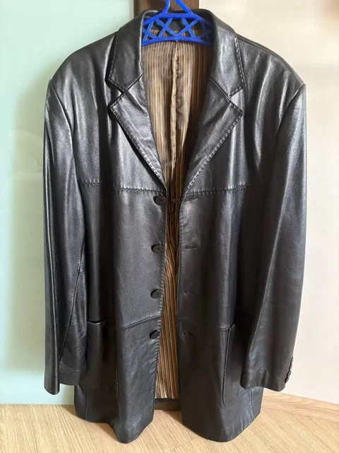 Пиджак из натуральной кожи - Джинсы в Братск