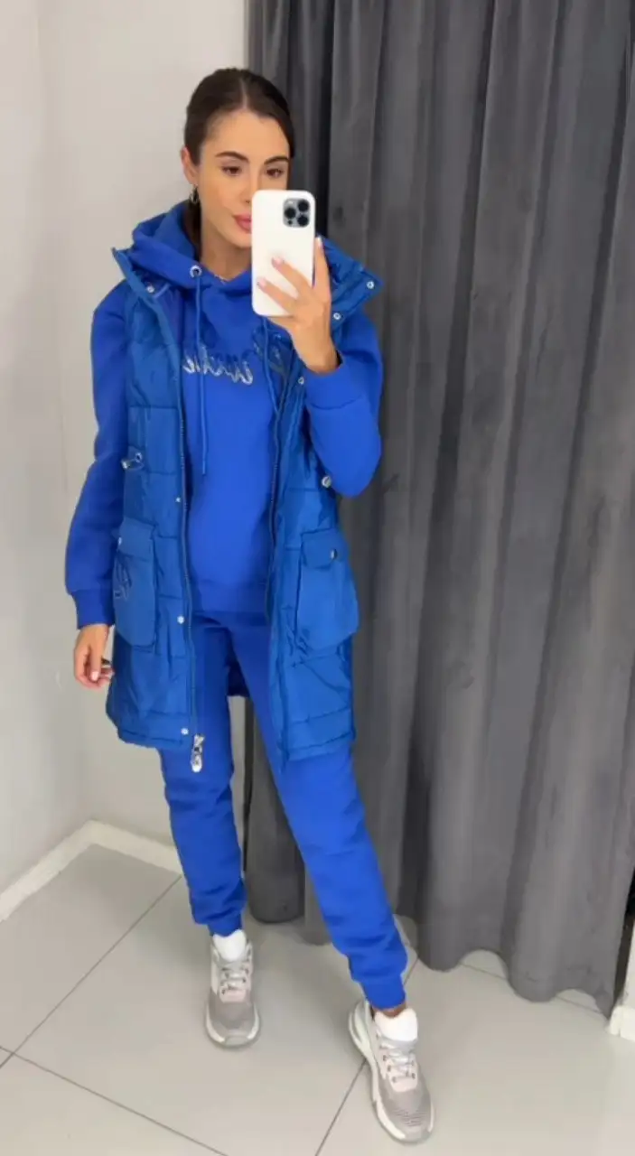 Спортивный костюм тройка на флисе, размеры 42-58 - Одежда в Братск